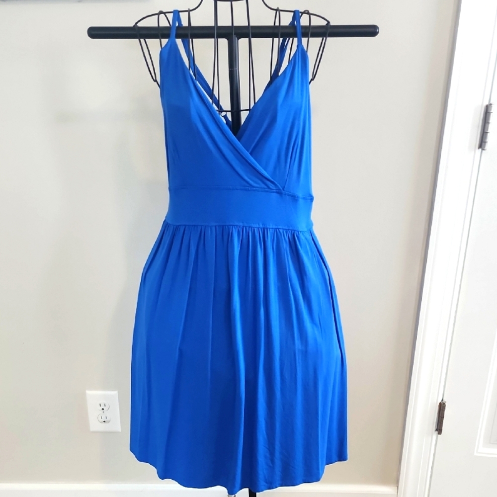 New Blue Strap Dress